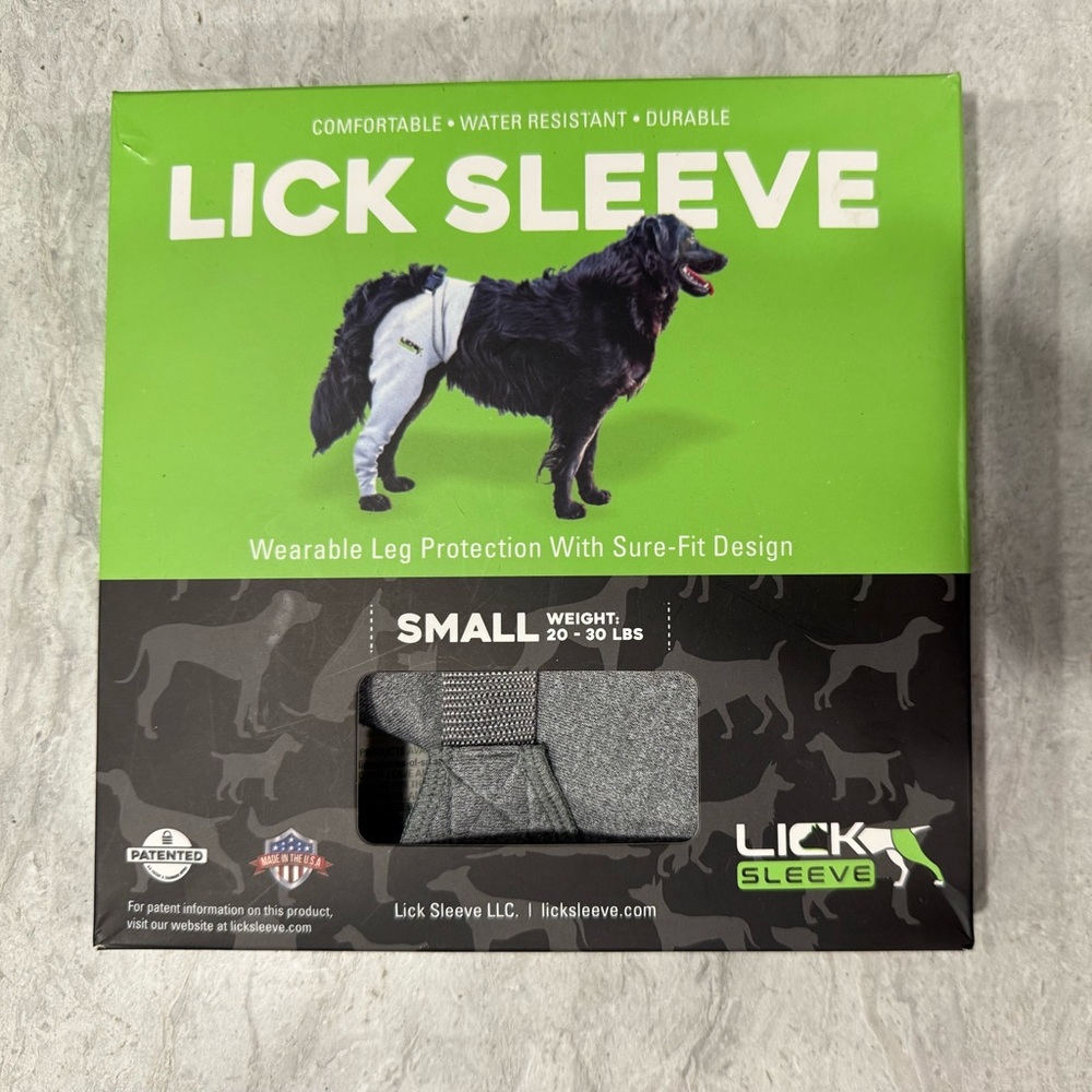 Lick Sleeve for dogs Sz SM